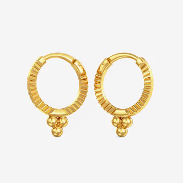 Gold Huggie Earrings